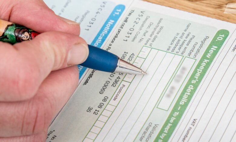 dvla change of ownership online