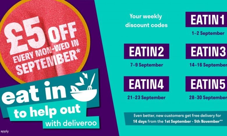 deliveroo student discount code