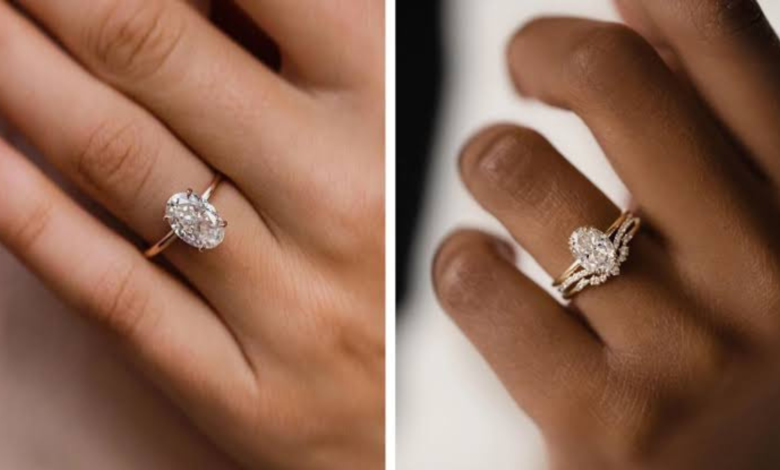 engagement ring vs wedding ring